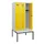 locker met bank,HxBxD 1950x900x815mm,3vak,vak B 300mm,cilinderslot