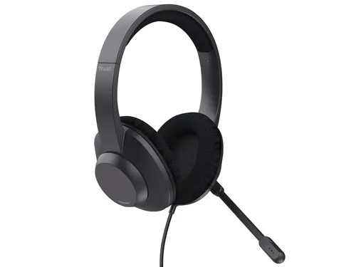 Trust Ayda Max USB-headset met ENC Bedrade hoofdtelefoon Zwart
