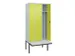 locker voor scheiding van kleding,HxBxD 2120x900x815mm,3vak