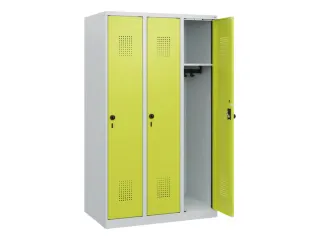 schoollocker,HxBxD 1530x900x500mm,3vak,vak B 300mm,draaigrendel - 1