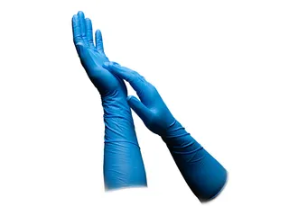 Ampri Blue Ultra 400 Nitril handschoenen Maat L extra lang blauw 50 St - 2