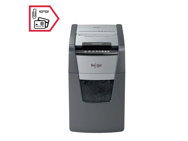 Papiervernietiger Rexel Optimum Auto+ 150M P5 snippers 2x15mm