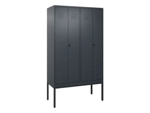 locker voor scheiding van kleding,HxBxD 2120x1200x500mm,4vak