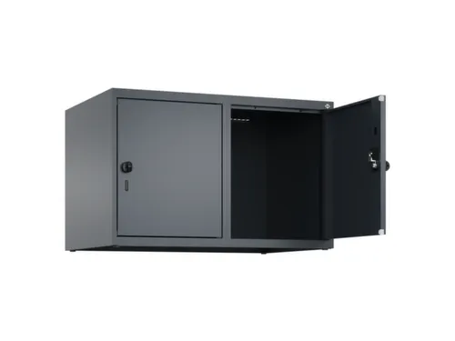 opzetkast,v. locker,2vak.,vak B 400mm,HxBxD 500x800x500mm,draaigrendel
