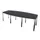 vergadertafel,HxBxD 740x2400x1200mm,vatvormig,CC-zwart