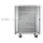 Mobiele roldeurkast 1813x1005x691mm 3xStalen bodem 3laden Antraciet