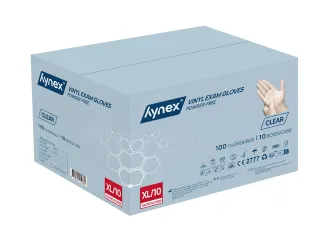 Handschoen Hynex vinyl XL transparant 4.5gr 100 stuks - 5
