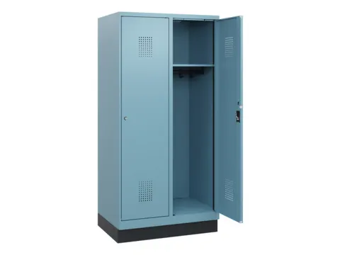 schoollocker,HxBxD 1630x800x500mm,2vak,vak B 400mm,cil.-slot,sokkel