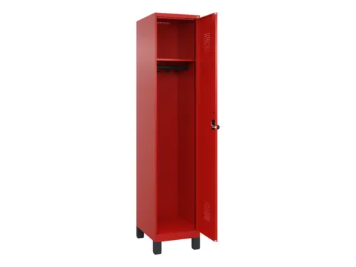 locker,HxBxD 1950x400x500mm,1vak,vak B 400mm,draaigrendel,voeten