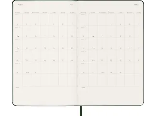 Agenda 2027 Moleskine 12M Weekly 7dag/1pagina large hc myrtle green - 5
