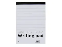 Schrijfblok Qbasic A5 lijn 160blz 60gr