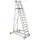 Platformladder Aluminium Bordes H X B X D 3100X 600X 630Mm 12Treden