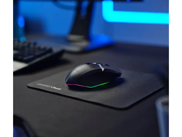 GXT 112 Felox LED-verlichte Gaming Muis Draadloos Zwart + Muismat