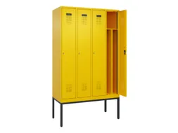 locker voor scheiding van kleding,HxBxD 2120x1200x500mm,4vak