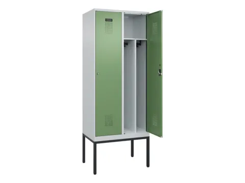 locker voor scheiding van kleding,HxBxD 2120x800x500mm,2vak