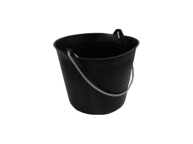 Taliaplast - Bouwemmer - 11 L - Plastic - Zwart