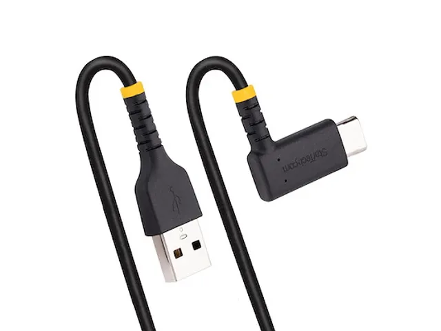 USB A naar C Oplaadkabel 2 Meter Haakse USB-C Kabel