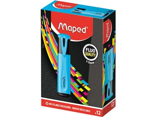 markeerstift Fluo'Peps Classic blauw