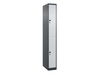 dubbeldekse locker,HxBxD 1850x250x500mm,1x2vak.,vak B 250mm - 1