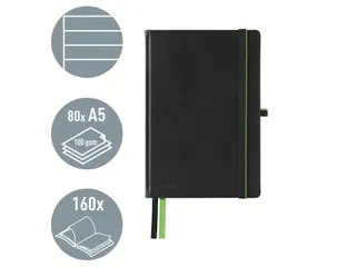 Notitieboek Leitz Complete hardcover A5 gelinieerd zwart - 3