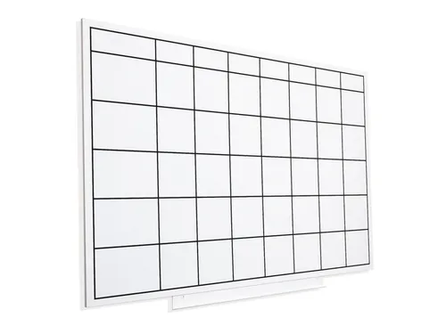 Whiteboard Rocada Skinplanner 75x115cm wit gelakt