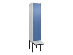locker met bank,HxBxD 2120x400x815mm,1vak,vak B 400mm,cil.-slot
