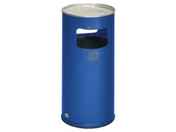 Combi-asbak Hxø 700X320Mm Rond Blauw