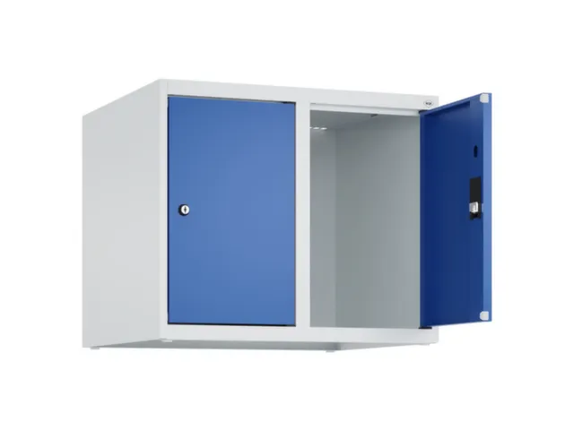 opzetkast,v. locker,2vak.,vak B 300mm,HxBxD 500x600x500mm,vleugeldeur