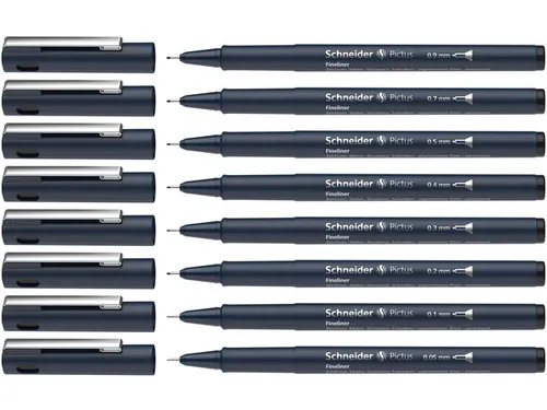 Fineliner Schneider Pictus 144st. SIS-display NL-FR