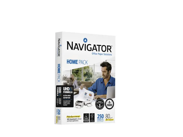 Kopieerpapier Navigator Homepack A4 80 Gram Wit 250vel
