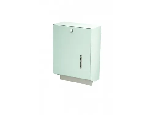 Handdoekdispenser Rvs Wit Groot C-vouw Z-vouw