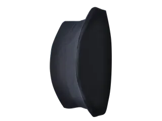 Ergonomische Rugsteun Vleugelvormig Stevig Foam 50mm Dik Zwart - 2