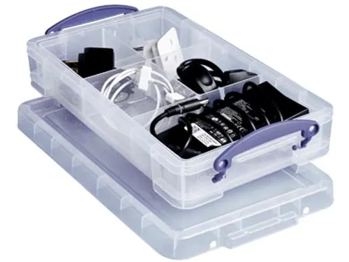 Opbergdoos 2.5 Liter + Divider Transparant