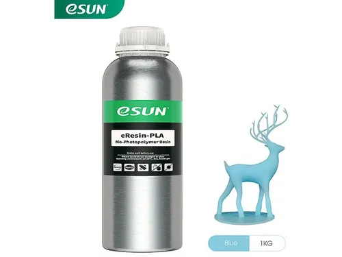 eSun eResin-PLA UV/LCD 3D-printerhars Lichtblauw 1kg 405nm