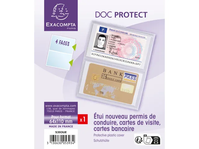 Beschermetui voor cr edit/visite kaartjes