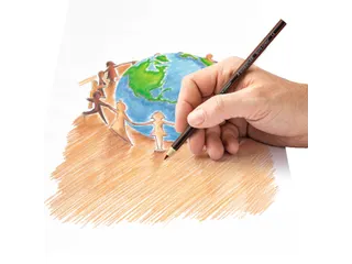 Kleurpotloden Staedtler Noris kleuren People of the World set à 12 - 5