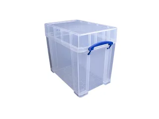 Opbergbox Really Useful 19 liter 395x255x330mm transparant wit - 1