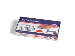 Detectaplast 8347 Textielpleister Elastisch Blauw 120x20mm 100 Stuks