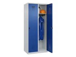 locker,HxBxD 1850x800x500mm,2vak,vak B 400mm,draaigrendel