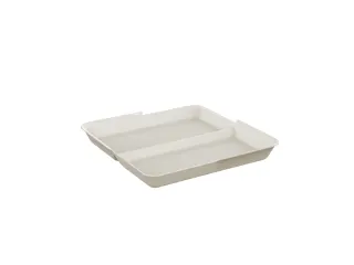 Bord Circulware Circulplate 1100ml 2-vaks herbruikbaar 12 stuks - 1