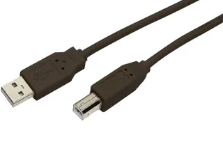 USB kabel A/B 3m MRCS103 USB 2.0 zwart - 1