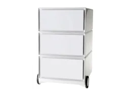 mobiel ladeblok,HxBxD 642x390x436mm,3lade(n),romp wit,front wit