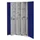 Verticale Uitschuifkast Geperf 1950x1000x600mm 4legborden Ral5010