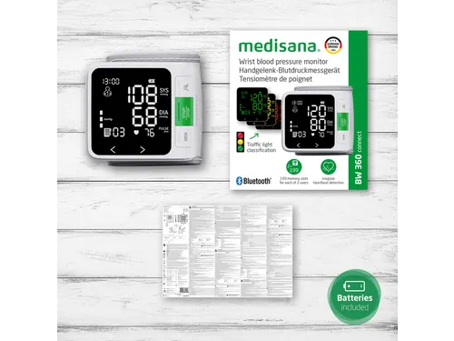 Polsbloeddrukmeter Medisana Connect BW 360