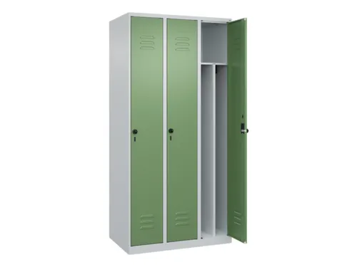 locker voor scheiding van kleding,HxBxD 1850x900x500mm,3vak