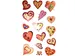 Effectfolie Z-design Creative pakje a 1 vel hartjes rood/ roze