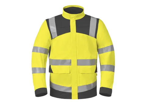 Havep 50428 jas, fluo geel/houtskool, maat XS, per stuk