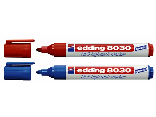 Viltstift edding 8030 NLS High-Tech marker 1.5-3mm rood