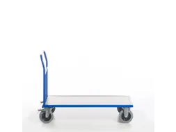 kopwandwagen,draagverm. 500kg,laadvl. LxB 1200x800mm,houtplaat,1wand
