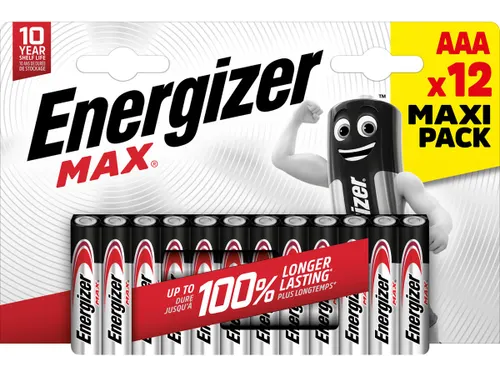 Batterijen Max Aaa/Lr03/E92 Maxipack 12 stuks